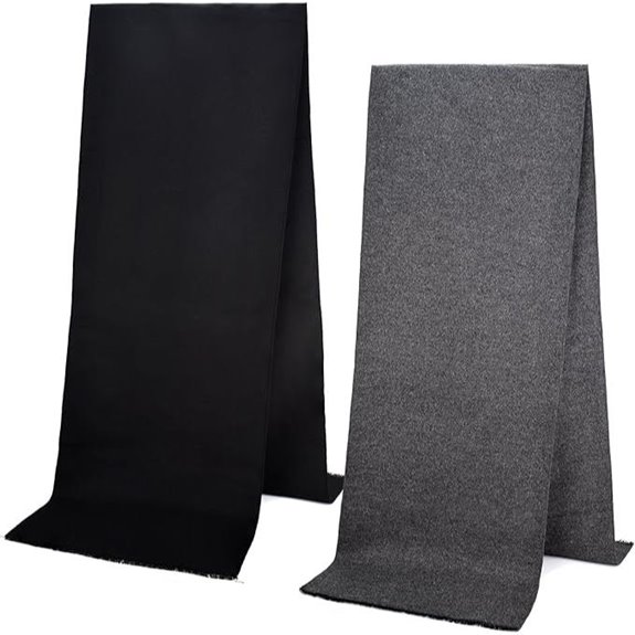 EINSKEY Men's Winter Cashmere Feel Scarves (2-Pack)
