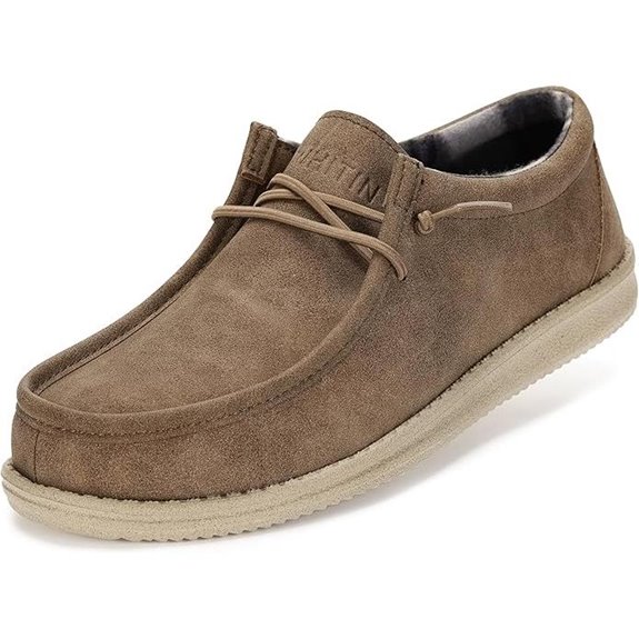 WhitIn Men's Slip-On Loafers with Foam Cushion