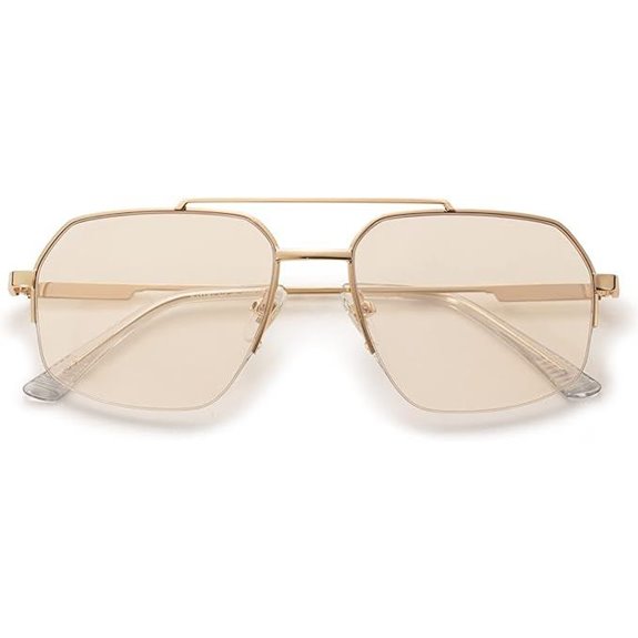 SOJOS Aviator Sunglasses Men Women Metal Frame