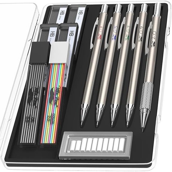 Mr. Pen Metal Mechanical Pencil Set with Refills
