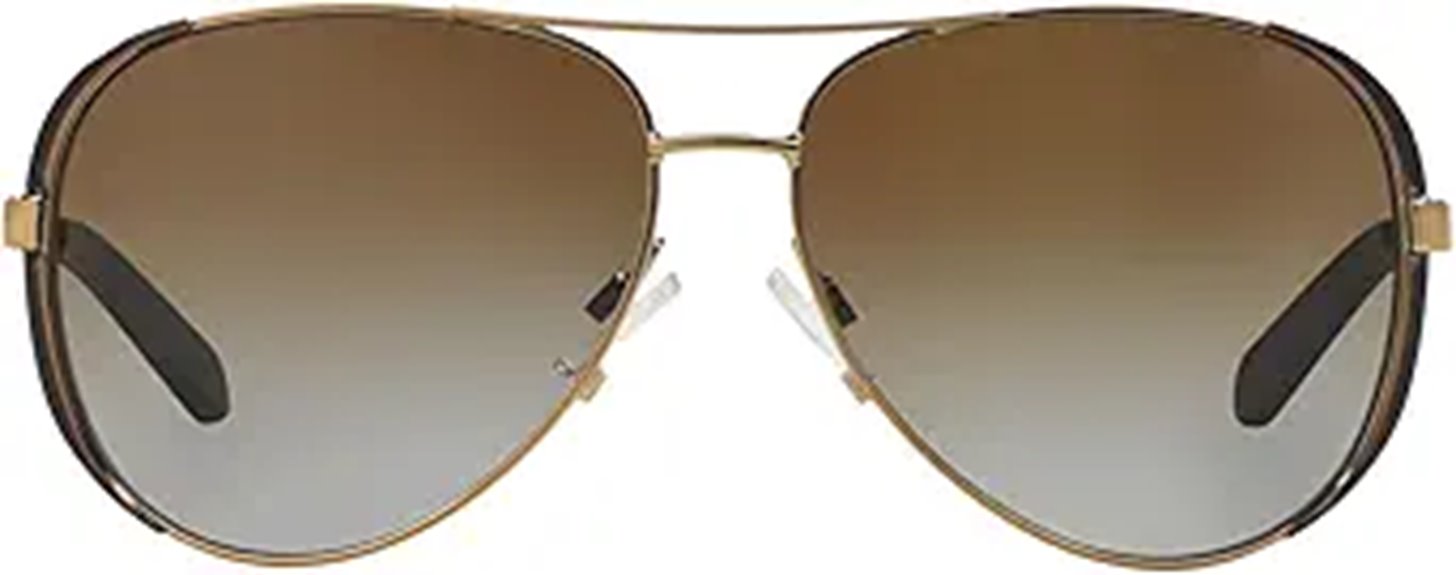 Michael Kors Womens Mk5004 Chelsea Aviator Sunglasses