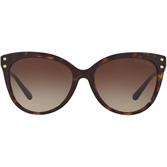 Michael Kors MK2045 Jan Sunglasses Dark Tortoise/Brown Gradient 55 mm