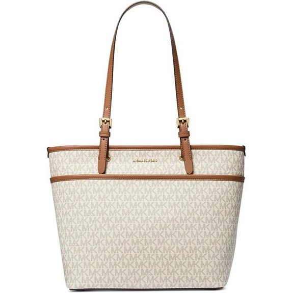 Michael Kors Winston Medium Top-Zip Pocket Tote Bag