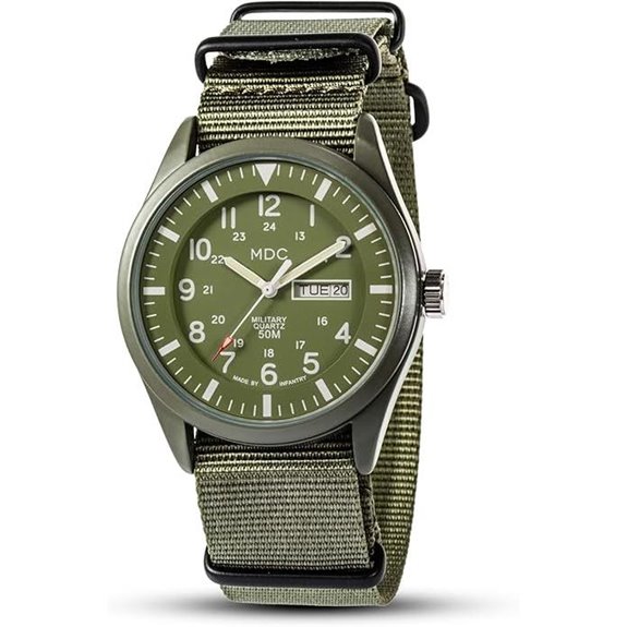 Military Tactical Men's Quartz Watch with Nylon Band