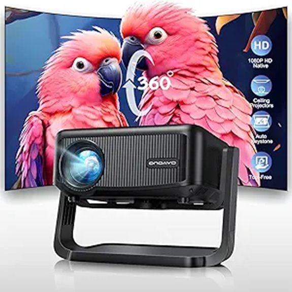 ONOAYO 1080P Mini Projector with WiFi & Bluetooth