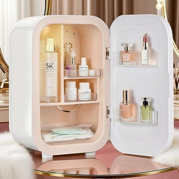 22L Mini Skincare Refrigerator with Temperature Control