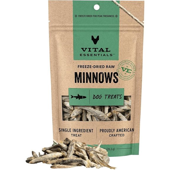 Vital Essentials Minnows Dog Treats 1 oz