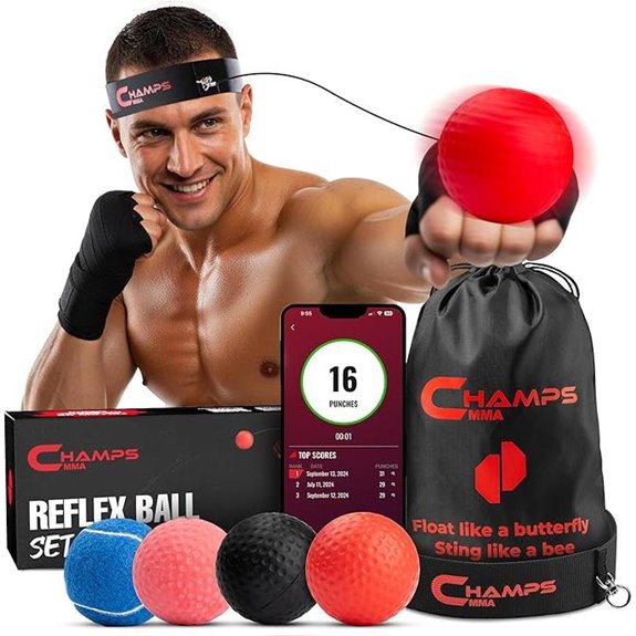 mma reflex ball set