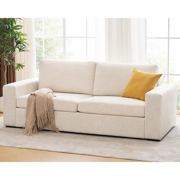 ELUCHANG 85 Modern 3-Seater Sofa for Living Room