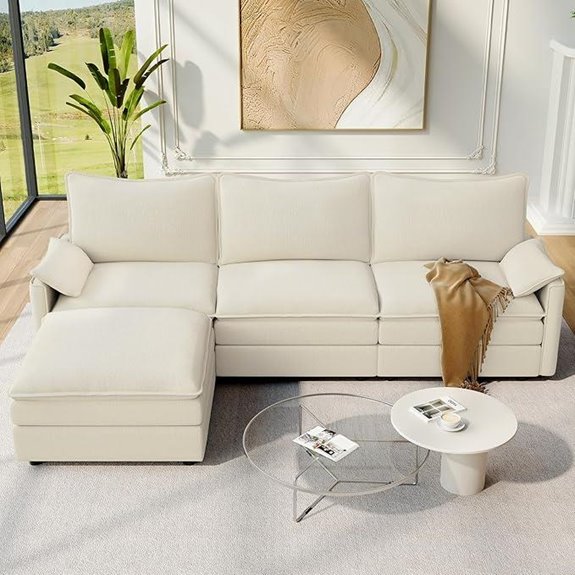 Vesgantti 108 Modular Sectional Sofa with Ottoman