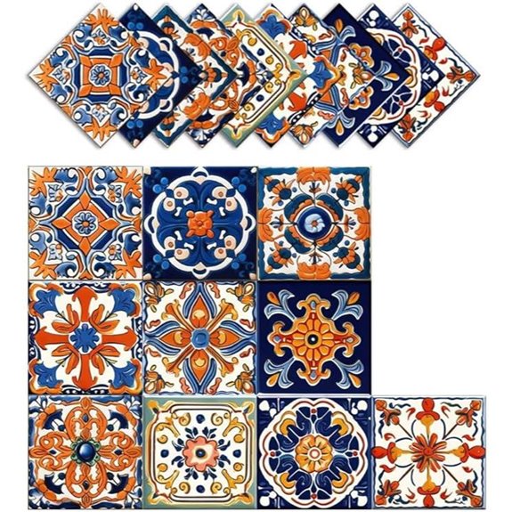 Moroccan Tile Stickers for Kitchen & Bathroom