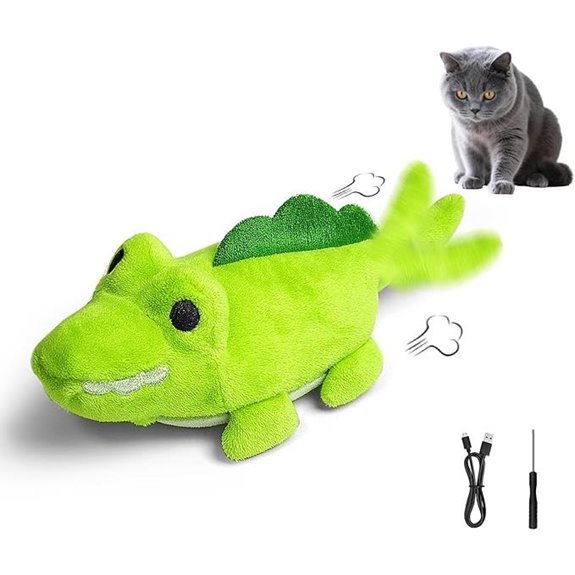 Interactive Cat Toy with Motion Catnip & Wagging Tail