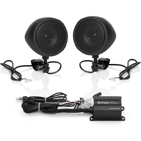 Boss Motorcycle Speakers & Amplifier Package