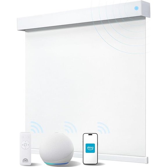 Smart Motorized Blackout Roller Shades with Remote