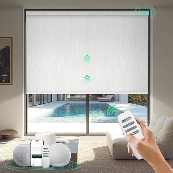 Motorized Blackout Blinds with Remote and Smart Control