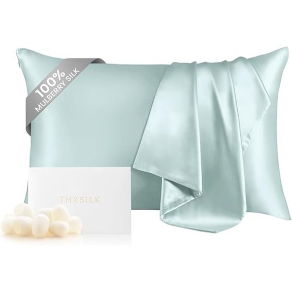 THXSILK 100% Mulberry Silk Pillowcase 20x26