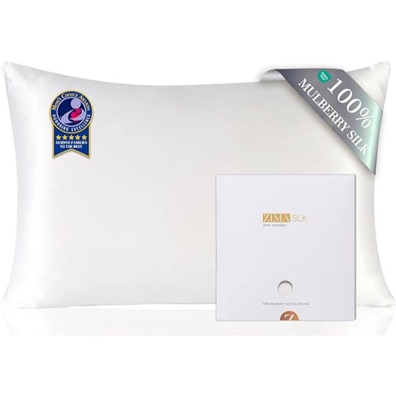 ZIMASILK 100% Mulberry Silk Pillowcase 20x26