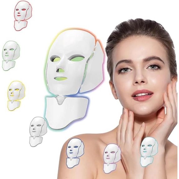 DELOO Multi-Color LED Facial Mask for Home Use