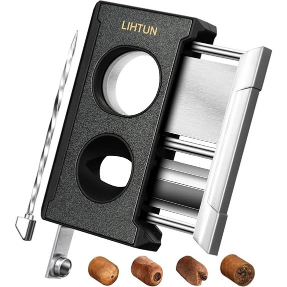 4-in-1 Cigar Cutter with Punch and Enhancer