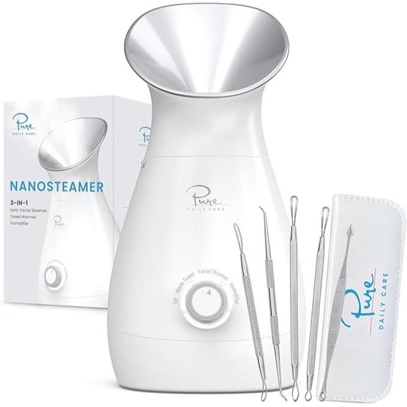 Pure Daily Care NanoSteamer 3-in-1 Facial Steamer with Kit