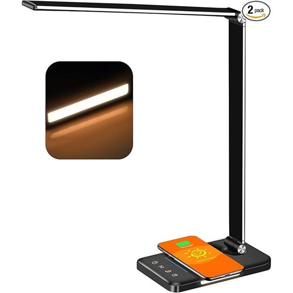 AFROG 8-in-1 LED Desk Lamp with Wireless Charger
