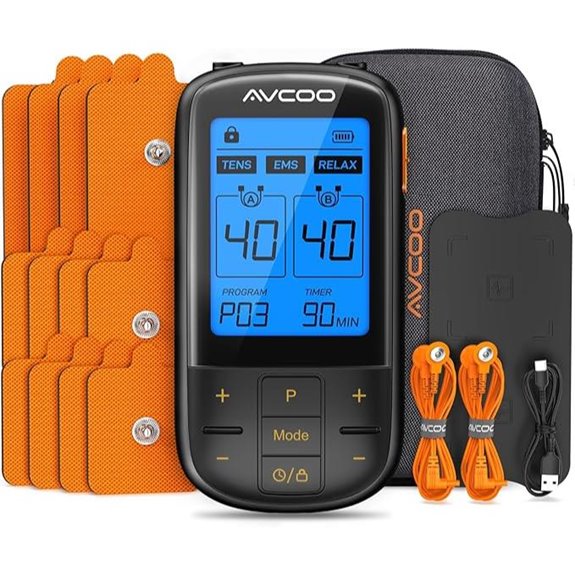 3-in-1 TENS Unit with 32 Modes and Electrodes