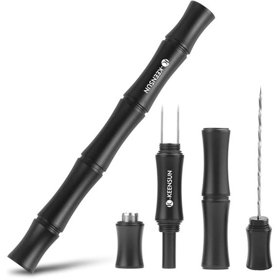 KEENSUN 3-in-1 Cigar Punch & Cutter Set