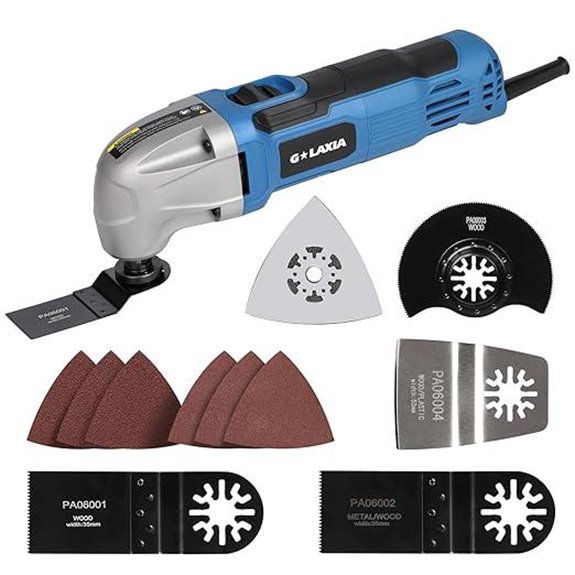 Oscillating Multi-Tool Kit with 12 Accessories