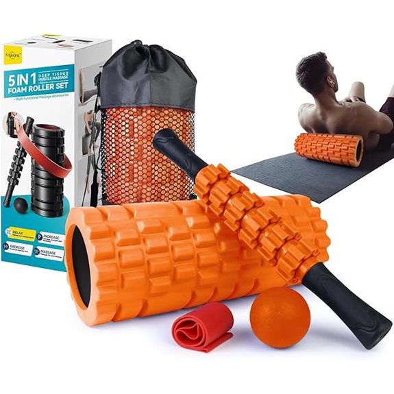 5-in-1 Foam Roller Set for Muscle Therapy