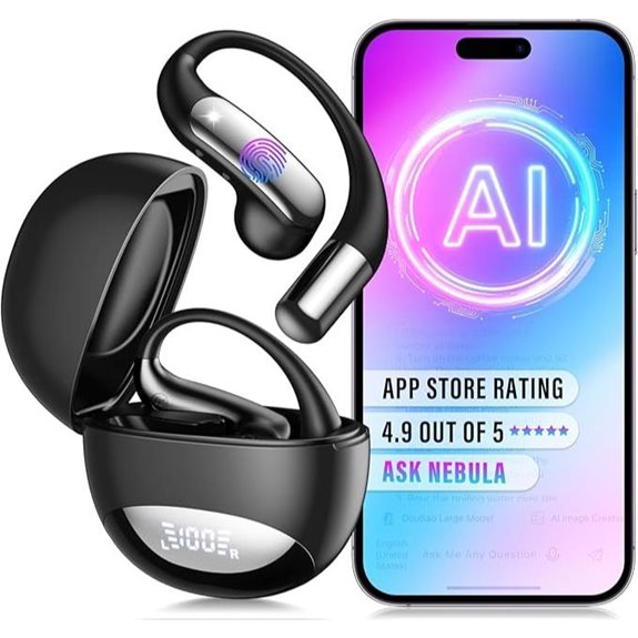 AI Translation Earbuds with 6 Modes & 144 Languages