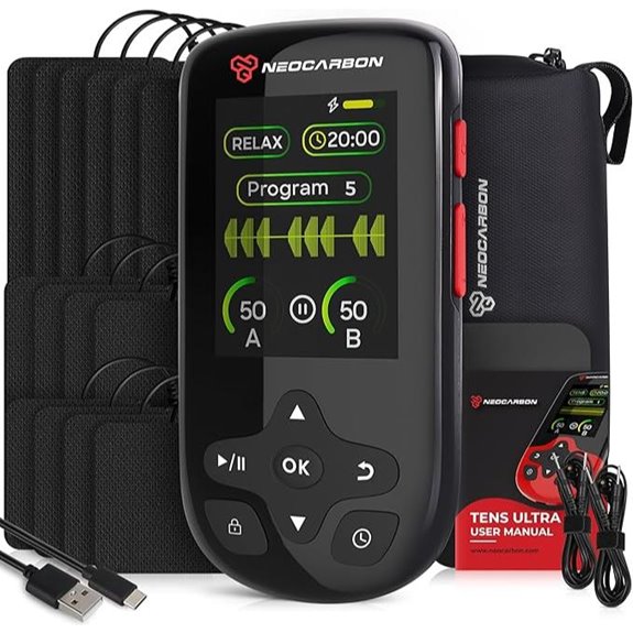 TENS Muscle Stimulator for Pain Relief & Recovery