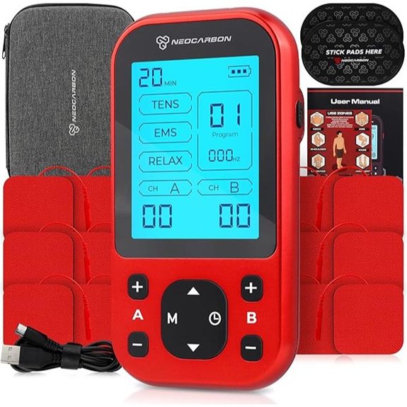 TENS Muscle Stimulator for Pain Relief and Recovery