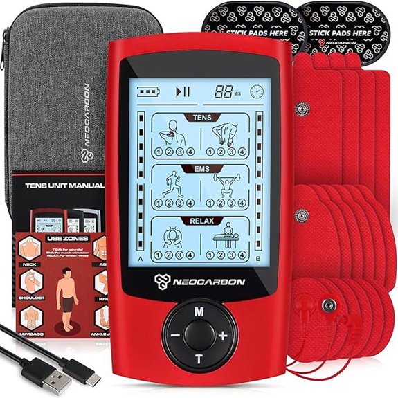 TENS Muscle Stimulator EMS Massager for Pain Relief