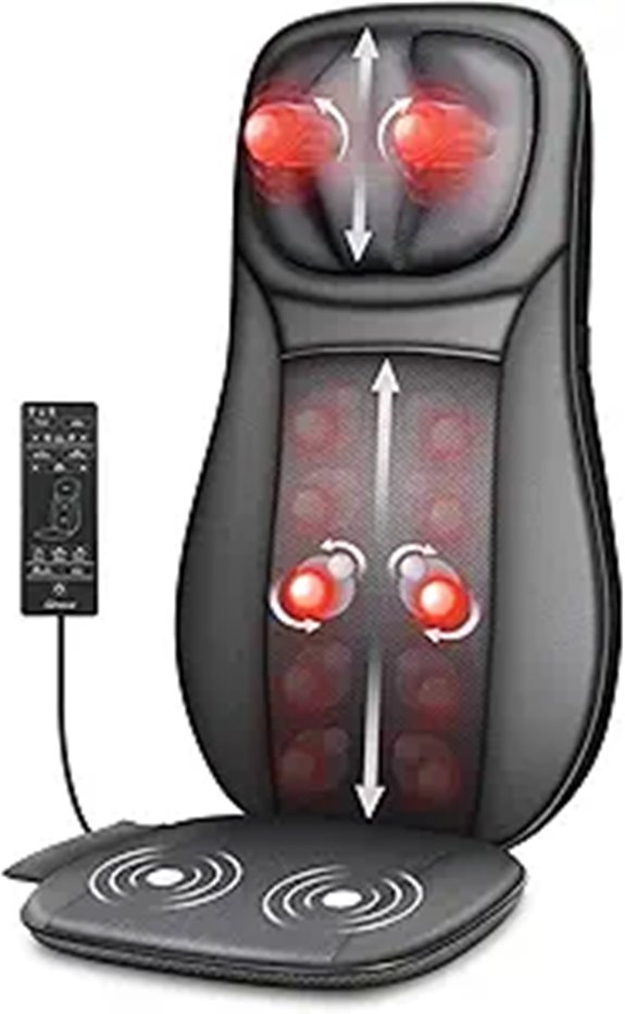 Snailax Shiatsu Neck & Back Massager with Heat