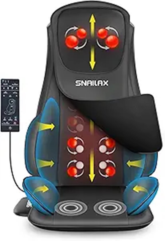 Snailax Shiatsu Neck Back Massager with Heat
