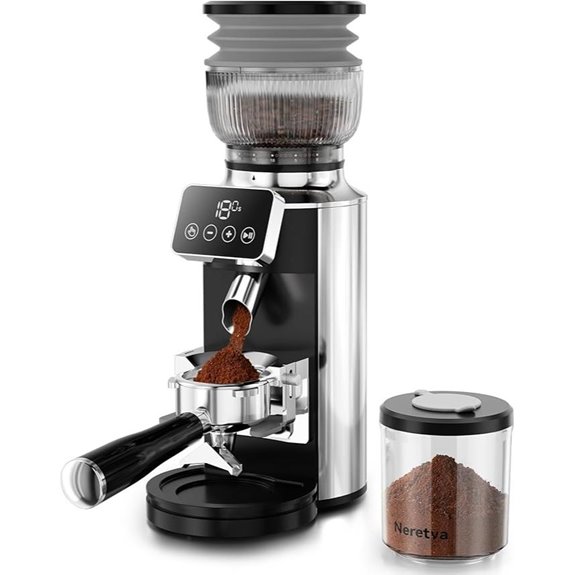 Neretva Burr Coffee Grinder for Espresso & Brew