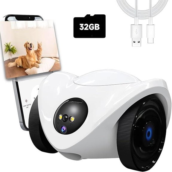 Pet Camera & Treat Dispenser with Night Vision