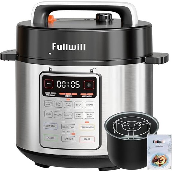 Fullwill 9-in-1 Electric Pressure Cooker (6 Qt)