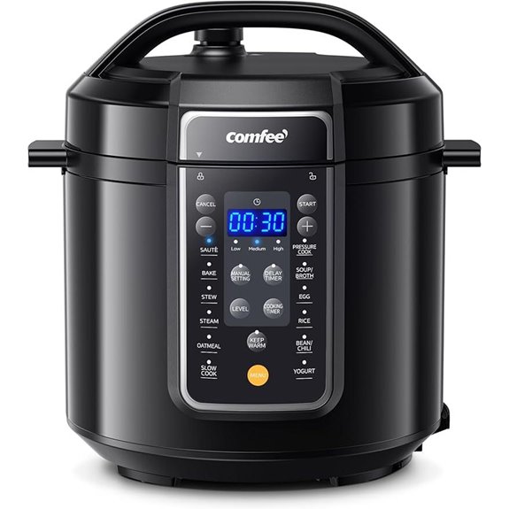 COMFEE’ 9-in-1 Electric Pressure Cooker 6 Quarts