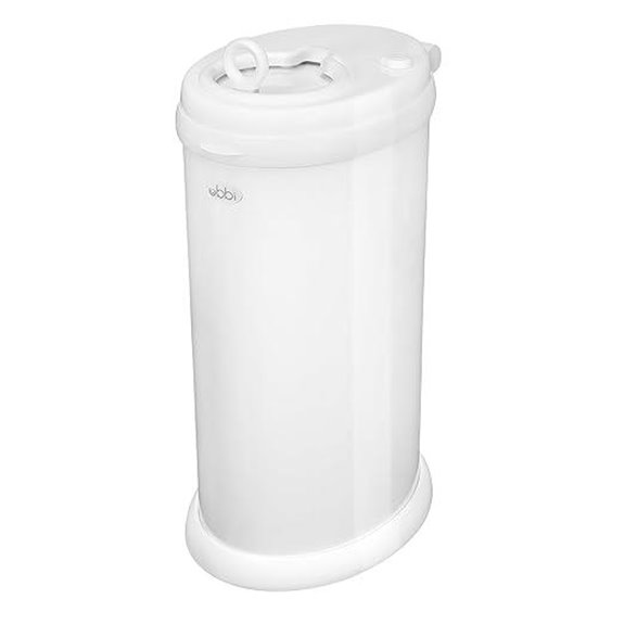 Ubbi Steel Odor-Locking Diaper Pail No Bag Needed