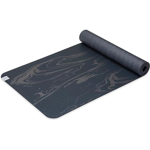 Gaiam Dry-Grip Yoga Mat 5mm Non-Slip 68x24 Inches