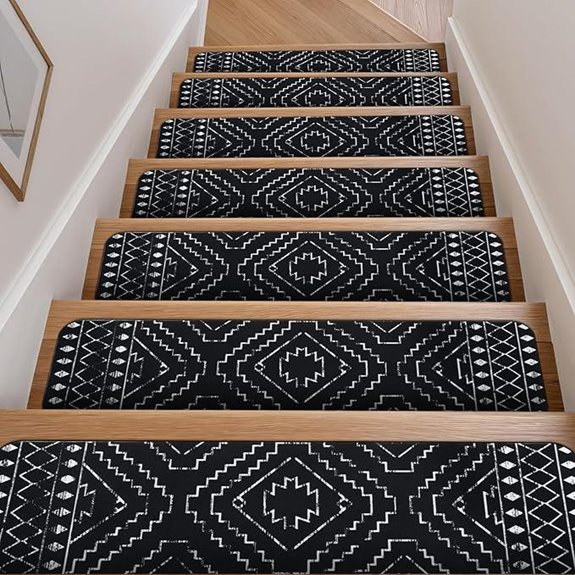 OJIA Non-Slip Stair Treads for Indoor Wooden Steps