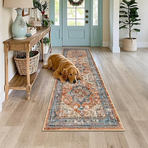 Bsmathom Runner Rug for Hallways Non-Slip Washable