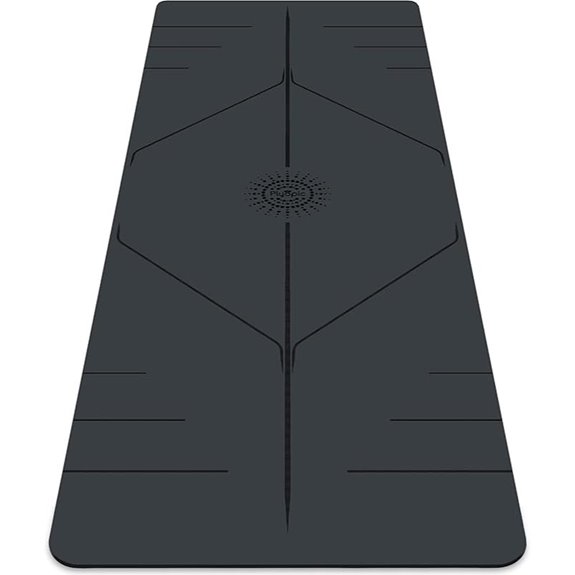Plyopic Ultra-Grip Pro Yoga Mat with Alignment Lines