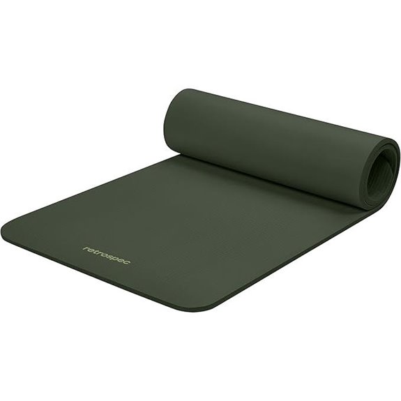 Retrospec Solana Non-Slip Yoga Mat with Strap