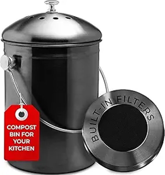 EPICA 1.3 Gal Odorless Kitchen Compost Bin