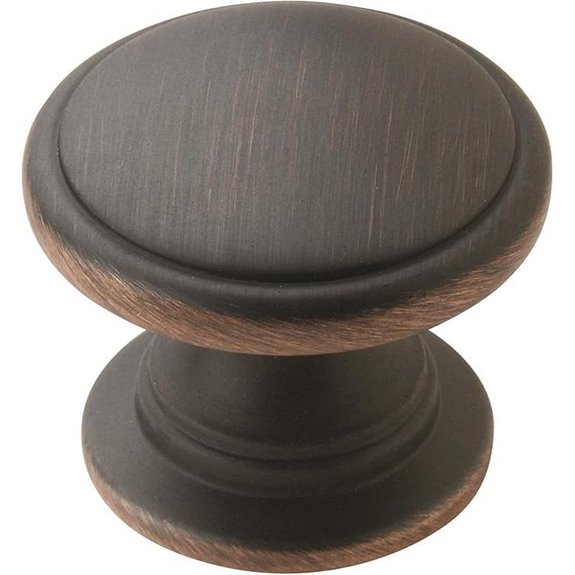 Amerock Ravino Oil Rubbed Bronze Cabinet Knob (1 Pack)