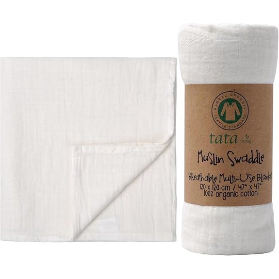 TATA AMG Organic Cotton Baby Swaddle Blanket