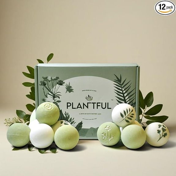 Plantful Organic Handmade Bath Bombs Gift Set
