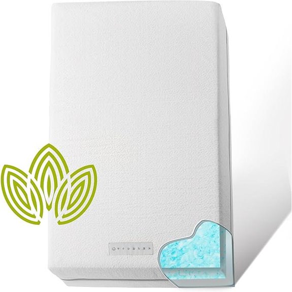 Organic Cotton Baby Crib Mattress with Waterproof Cover